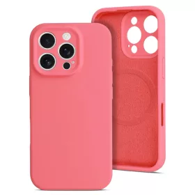 MagColor Pure tok iPhone 16 Pro piros