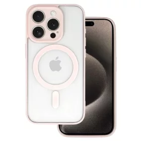  iPhone 17 Világos Rózsaszín Akril Színű Magsafe Tok-5900217474579 1 kép