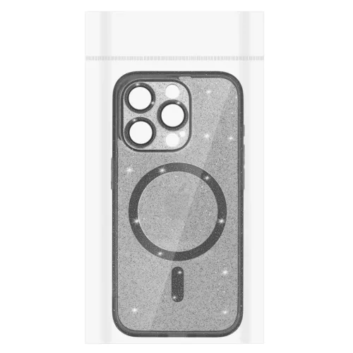 Iphone 17 Air Fekete Tiszta Glitter Magsafe Tok-5900217475569 8 kép