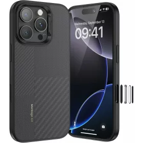  iPhone 16 Pro Max fekete Benks Montage Mágneses Armor Pro Kevlar Tok-6948005949303 1 kép