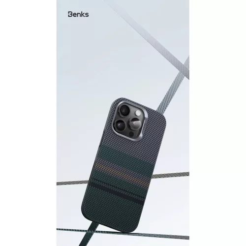  iPhone 16 Pro Max Benks Magnetic Armor Pro Aurora Kevlar 600D tok-6948005916213 6 kép