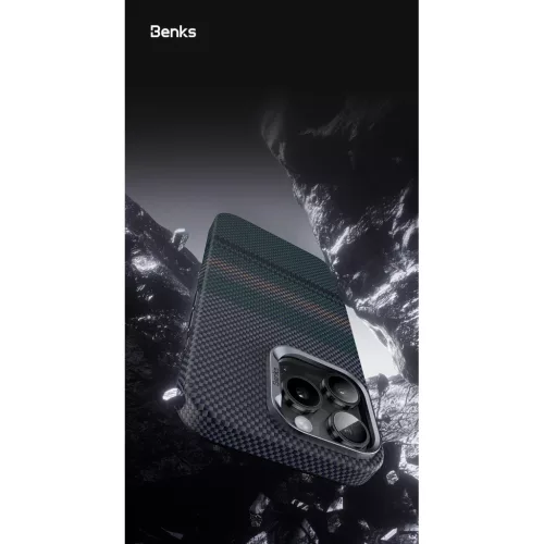  iPhone 16 Pro Max Benks Magnetic Armor Pro Aurora Kevlar 600D tok-6948005916213 9 kép