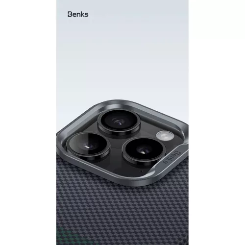  iPhone 16 Pro Max Benks Magnetic Armor Pro Aurora Kevlar 600D tok-6948005916213 10 kép