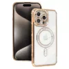  iPhone 17 Pro Max Arany Bling Magsafe tok
