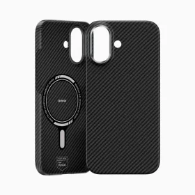  iPhone 17 Fekete Benks Magnetic Armor Air Kevlar Case Metal Frame 600-6948005963101 2 kép