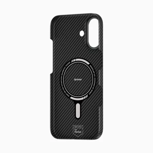  iPhone 17 Fekete Benks Magnetic Armor Air Kevlar Case Metal Frame 600-6948005963101 3 kép