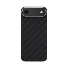    Iphone 17 Air fekete Benks Magnetic Armor Air Kevlar tok fém kerettel 600D (0068)