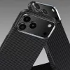  Iphone 17 Air fekete Benks Magnetic Armor Air Kevlar tok fém kerette-6948005963187 2 kép