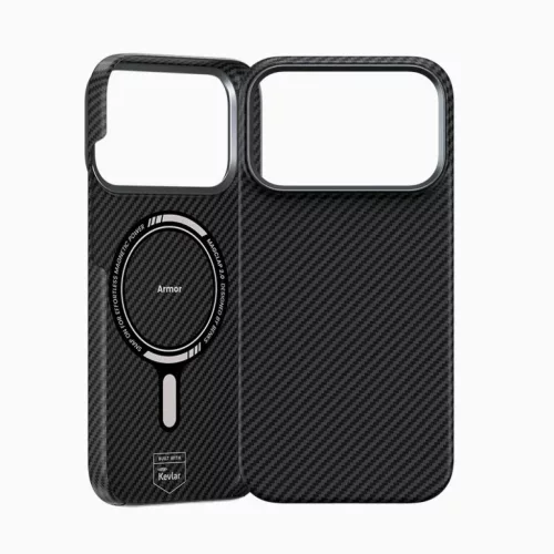  iPhone 17 Pro Max Fekete Benks Magnetic Armor Air Kevlar Metal Frame -6948005963149 2 kép