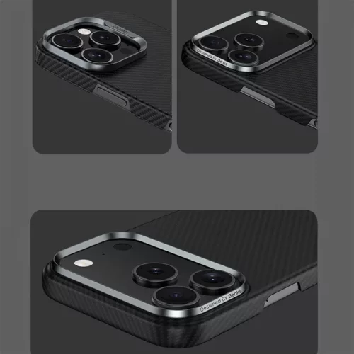  iPhone 17 Pro Max Fekete Benks Magnetic Armor Air Kevlar Metal Frame -6948005963149 9 kép