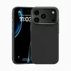  iPhone 17 Pro Fekete Benks Mágneses Védőpáncél Pro Kevlar Tok Fém Keret 600D (Kamera Kontroll Gomb)