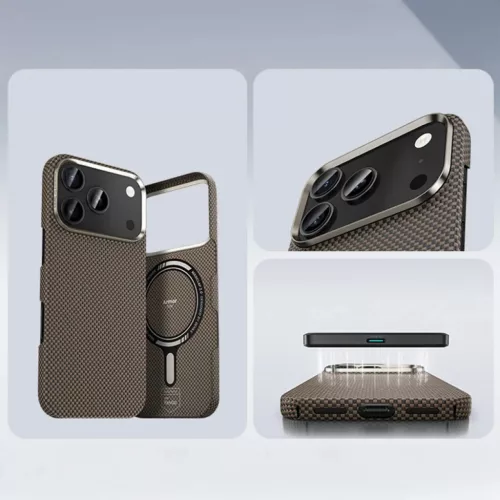  iPhone 17 Air arany Benks Magnetic Armor Tint Kevlar 1000D (0068) tok-6948005963385 8 kép
