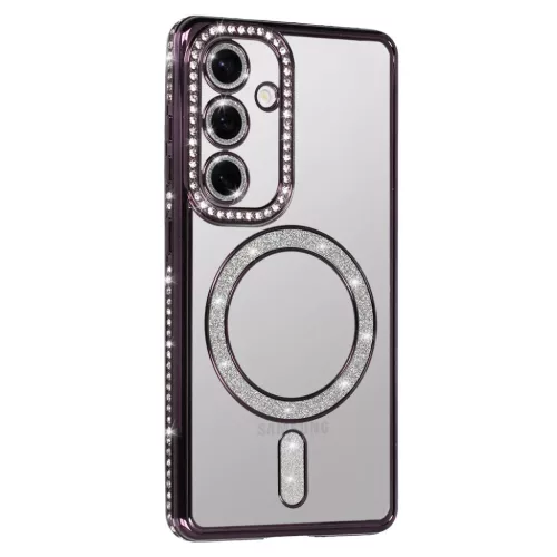 Bling MagSafe tok Samsung Galaxy S25 FE számára lila-5900217482765 2 kép