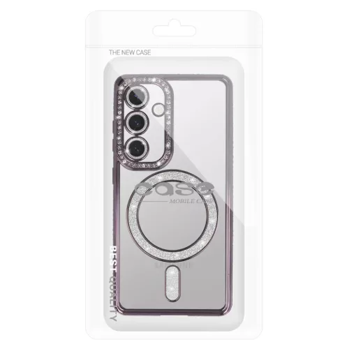 Bling MagSafe tok Samsung Galaxy S25 FE számára lila-5900217482765 6 kép