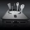  iPhone 17 Fekete Benks Magnetic Mist tok fém kerettel (0067) (Kamera-6948005964764 5 kép