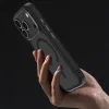  iPhone 17 Fekete Benks Magnetic Mist tok fém kerettel (0067) (Kamera-6948005964764 6 kép