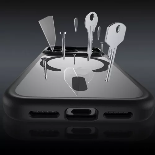  iPhone 17 Air Fekete Benks Mágneses Mist Metal Frame tok (0068) (Kam-6948005964665 5 kép