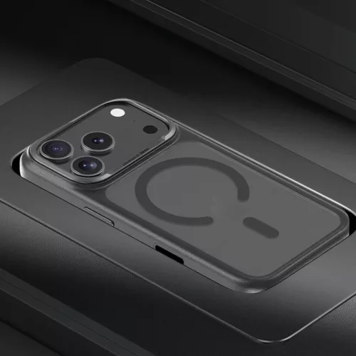  iPhone 17 Air Fekete Benks Mágneses Mist Metal Frame tok (0068) (Kam-6948005964665 8 kép