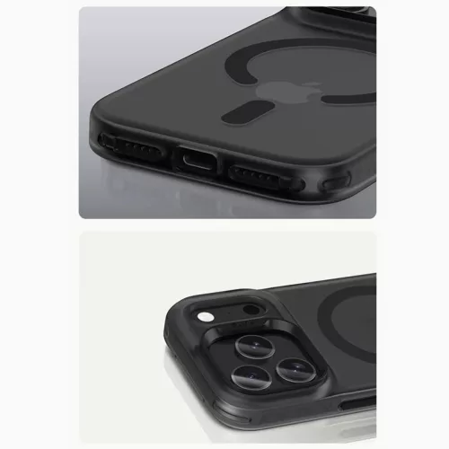  iPhone 17 Pro Max fekete Benks Magnetic Lucid Armor tok (0070) (Kamer-6948005965020 4 kép