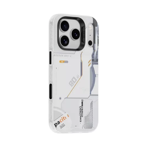  iPhone 17 Pro Fehér Benks Dynamic Magnetic Mecha tok (E069) (Kamera -6948005964221 3 kép