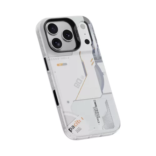  iPhone 17 Pro Fehér Benks Dynamic Magnetic Mecha tok (E069) (Kamera -6948005964221 4 kép