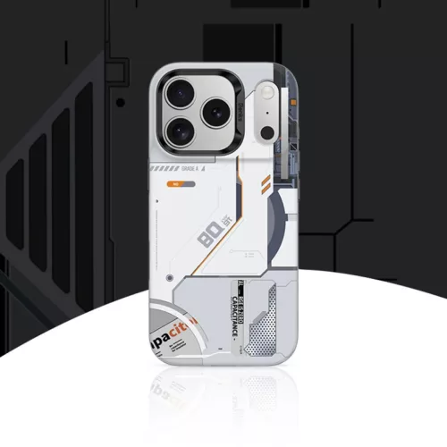  iPhone 17 Pro Fehér Benks Dynamic Magnetic Mecha tok (E069) (Kamera -6948005964221 5 kép