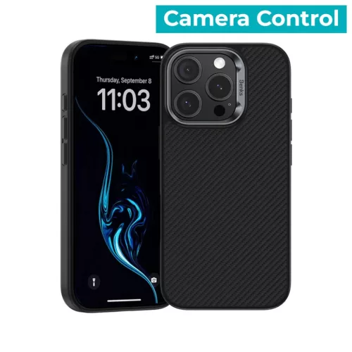  iPhone 16 Pro Max fekete Benks Mágneses Armor Pro Kevlar Tok Fém Ke-6948005970031 2 kép
