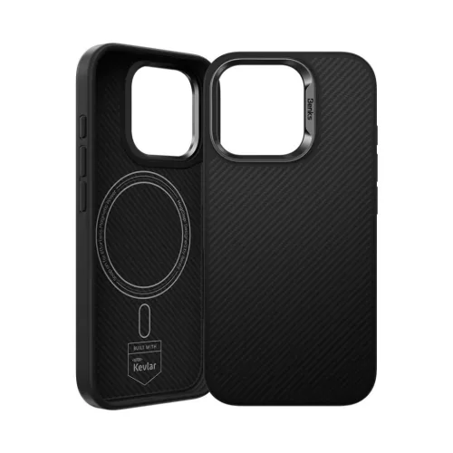  iPhone 16 Pro Max fekete Benks Mágneses Armor Pro Kevlar Tok Fém Ke-6948005970031 3 kép