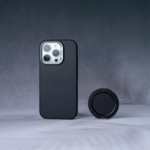  iPhone 16 Pro Max fekete Benks Mágneses Armor Pro Kevlar Tok Fém Ke-6948005970031 7 kép