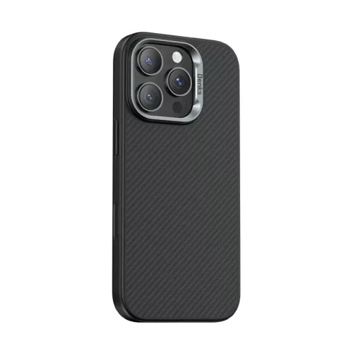  iPhone 16 Pro Max fekete Benks Mágneses Armor Pro Kevlar Tok Fém Ke-6948005970031 9 kép