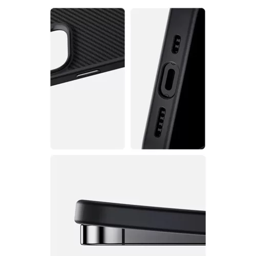  iPhone 16 Pro Max fekete Benks Mágneses Armor Pro Kevlar Tok Fém Ke-6948005970031 10 kép