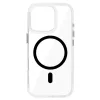 Fényes Magsafe Átlátszó Tok iPhone 15 Pro Max fekete tok-5900217482697 2 kép