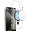 Fényes Magsafe Átlátszó Tok iPhone 15 Pro Max fekete tok-5900217482697 3 kép