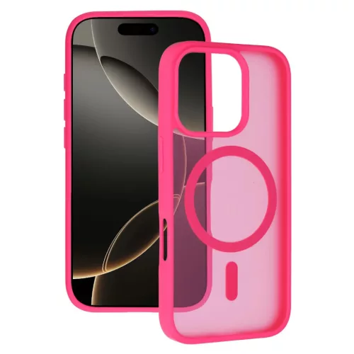 Tel Protect Aura Matte MagSafe tok iPhone 15 hot pink tok-5900217484950 1 kép