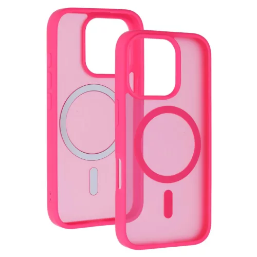 Tel Protect Aura Matte MagSafe tok iPhone 15 hot pink tok-5900217484950 7 kép