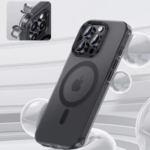 Benks Magnetic Lucid Armor tok (B065) iPhone 16 Pro-hoz fekete (Kamera-6948005965013 8 kép
