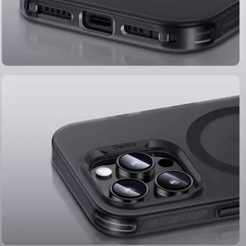 Benks Magnetic Lucid Armor tok (B065) iPhone 16 Pro-hoz fekete (Kamera-6948005965013 10 kép