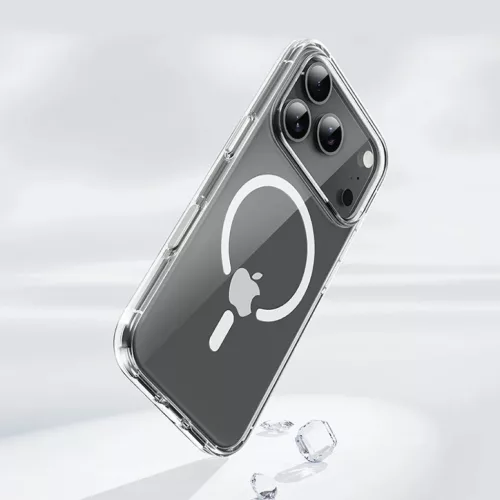  Iphone 17 Pro Max átlátszó Rock Crystal Shield Series mágneses to-6942433003675 3 kép