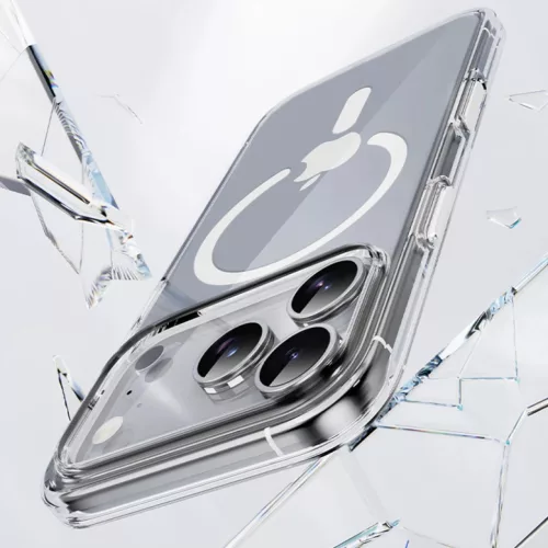  Iphone 17 Pro Max átlátszó Rock Crystal Shield Series mágneses to-6942433003675 7 kép