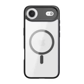    iPhone 17 Air átlátszó-fekete Rock Guard Lens Protection Series mágneses tok