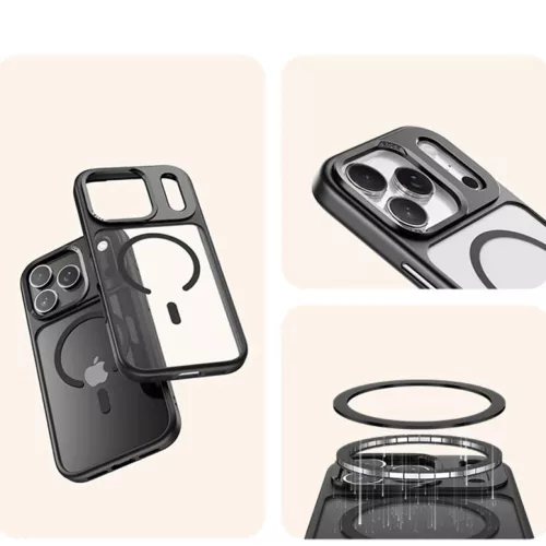  iPhone 17 Air átlátszó-fekete Rock Guard Lens Protection Series m�-6942433010406 3 kép