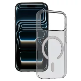  iPhone 17 Pro Max Szürke Átlátszó Slim MagSafe tok