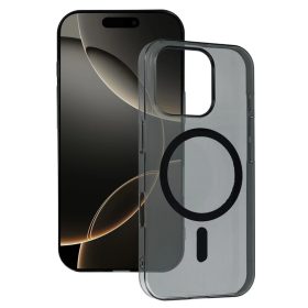 Átlátszó Slim Magsafe iPhone 15 tok fekete-5900217485940 1 kép