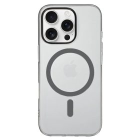 Átlátszó Slim Magsafe tok iPhone 15 grafit tok-5900217485971 2 kép