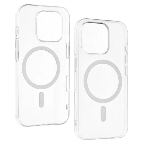 Átlátszó Slim Magsafe tok iPhone 15-höz fehér-5900217485988 4 kép