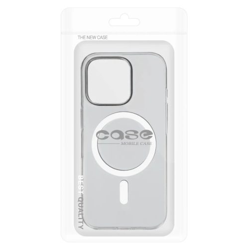 Átlátszó Slim Magsafe tok iPhone 15-höz fehér-5900217485988 6 kép