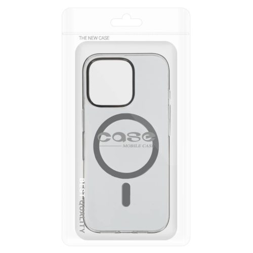 Transparent Slim Magsafe Case do Iphone 15 Pro graphite-5900217486022 6 kép