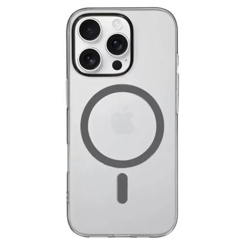 Átlátszó Slim Magsafe tok iPhone 14 grafit tok-5900217486084 2 kép