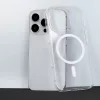 Átlátszó Slim Magsafe iPhone 14 Pro tok fehér-5900217486138 5 kép