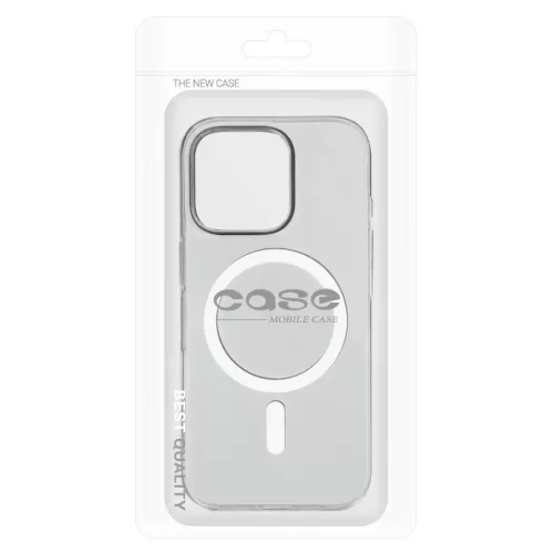 Átlátszó Slim Magsafe iPhone 14 Pro tok fehér-5900217486138 6 kép